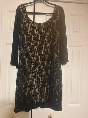 liberty love black lace dress Black lace dress